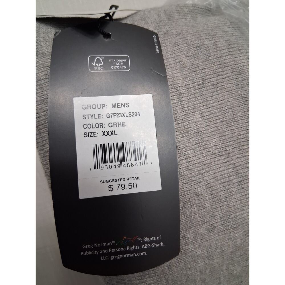 2 Greg Norman Shark Sweater Vests ThermoLite Eco Mode Mens Size XXXL 3X New NWT - Picture 10 of 16